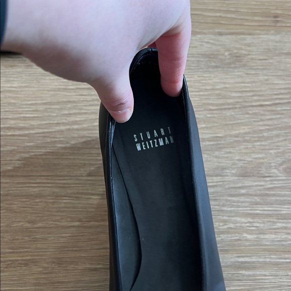 Stuart Weitzman black wedges - Picture 2 of 5
